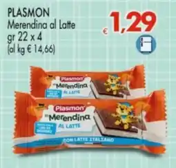 Despar Plasmon Merendina al Latte offerta