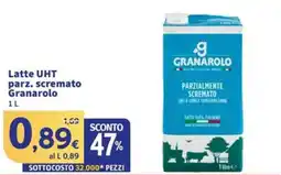 Sigma Latte UHT parz. scremato Granarolo offerta