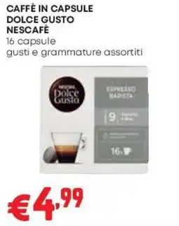 Pam Caffè in capsule Dolce Gusto Nescafé offerta