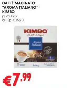 Pam Caffè macinato Aroma Italiano Kimbo offerta