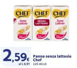 Sigma Panna senza lattosio Chef offerta