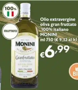 Eurospesa Olio extravergine oliva gran fruttato Monini offerta