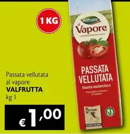 Eurospesa Passata vellutata al vapore Valfrutta offerta