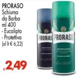 Despar Proraso schiuma da barba offerta