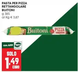 Pam Pasta per pizza rettangolare Buitoni offerta