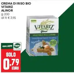 Pam Crema di riso bio Vitariz Alinor offerta