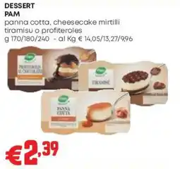 Pam Dessert Pam offerta