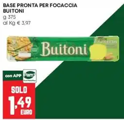 Pam Base pronta per focaccia Buitoni offerta