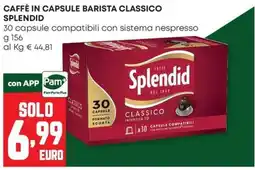 Pam Caffè in capsule barista classico Splendid offerta