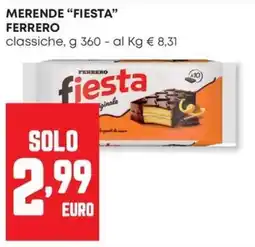 Pam Merende Fiesta Ferrero classiche offerta