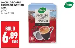 Pam Cialde caffè espresso intenso Pam offerta
