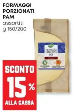 Pam Formaggi porzionati Pam assortiti offerta