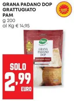 Pam Grana Padano DOP grattugiato Pam offerta