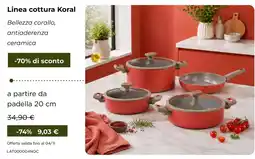 Kasanova Linea cottura Koral offerta