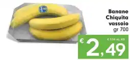 DeSpar Express Banane Chiquita vassoio offerta