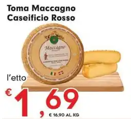 DeSpar Express Toma Maccagno Caseificio Rosso offerta