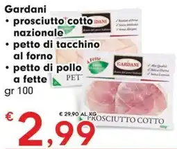 DeSpar Express Prosciutto cotto Gardani offerta