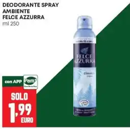 Pam Deodorante spray ambiente Felce Azzurra offerta