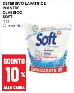Pam Detersivo lavatrice polvere classico soft offerta