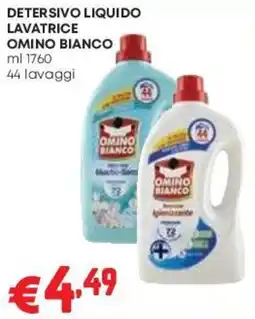 Pam Detersivo liquido lavatrice Omino Bianco offerta