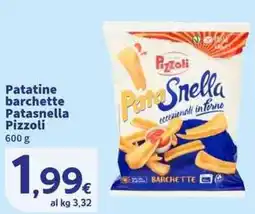 Sigma Superstore Patatine barchette Patasnella Pizzoli offerta