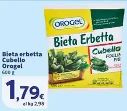 Sigma Superstore Bieta erbetta Cubello Orogel offerta