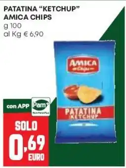Pam Patatina ketchup Amica chips offerta