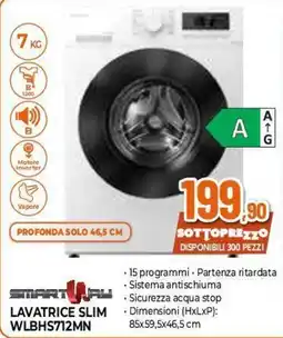 Expert Lavatrice slim WLBHS712MN offerta