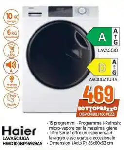 Expert Haier lavasciuga HWD100BP16929AS offerta