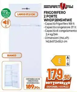 Expert Frigorifero 2 porte Smartbuy offerta
