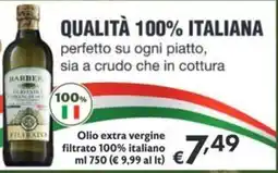 SuperW Olio extra vergine filtrato offerta