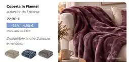 Kasanova Coperta in Flannel offerta