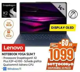 Expert Lenovo Notebook Yoga Slim 7 offerta