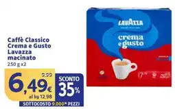 Sigma Caffè Classico Crema e Gusto Lavazza macinato offerta