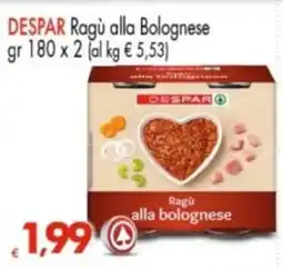 Despar Despar Ragù alla bolognese offerta