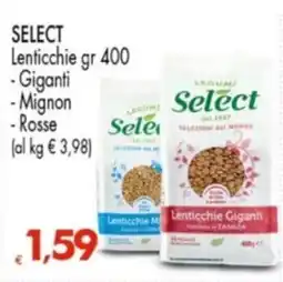 Despar Lenticchie Select offerta