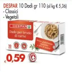 Despar Dado per brodo di carne offerta