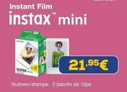 Euronics Instant Film instax mini offerta