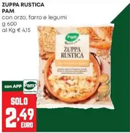 Pam Zuppa rustica Pam offerta