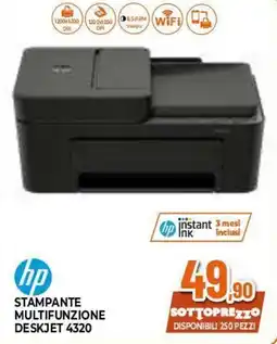 Expert hp STAMPANTE MULTIFUNZIONE DESKJET 4320 offerta