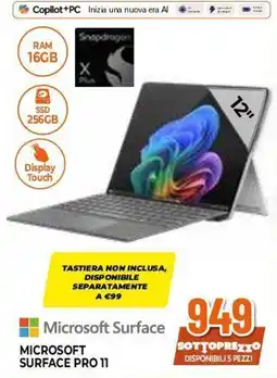 Expert Microsoft Surface Surface Pro 11 offerta