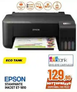 Expert Epson stampante inkjet et-1810 offerta