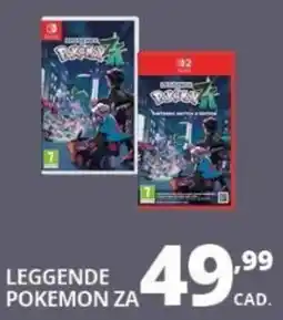Comet Leggende Pokémon offerta
