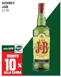 Pam Whisky J&B offerta