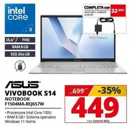 Comet ASUS VIVOBOK S14 NOTEBOOK offerta
