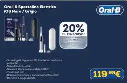 Euronics Oral-B Spazzolino Elettrico iO6 Nero / Grigio offerta