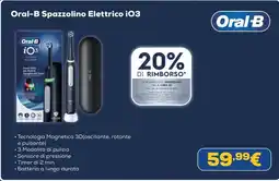 Euronics Oral-B Spazzolino Elettrico iO3 offerta
