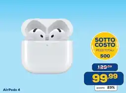 Euronics Bruno AirPods 4 offerta
