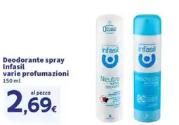 Sigma Deodorante spray Infasil offerta