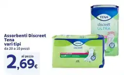 Sigma Assorbenti Discreet Tena offerta